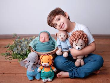 Estúdio de Ensaio Newborn Davi