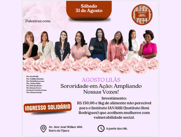 Evento PAGO de Projeto Minha Vez - Ingresso Solidário