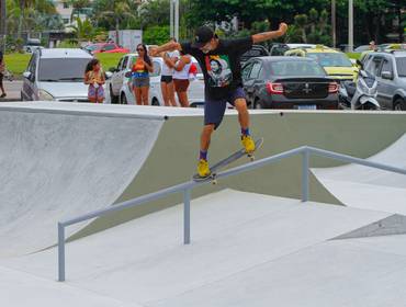 Skate de Reinauguração da pista de Skate da praça Tim Maia 