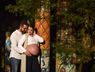 Gestante de Magda e Mateus a espera de Clarinha