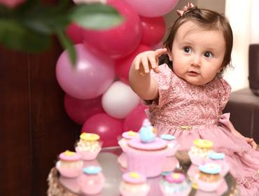 Aniversário infantil de Antonella primeiro Aninho