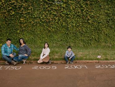 Famílias de Carlos + Vanessa + Sophia + Nicholas = Marianna