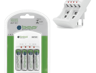 ACESSÓRIOS de Carregador De Pilhas Bap Aa Aaa E Baterias 9v