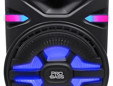 ÁUDIO E TECNOLOGIA de Caixa Amplificada Bluetooth/sd/usb Iluminacao De Led