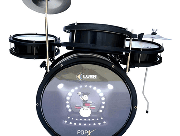 BATERIA & PERCUSSÃO  de Bateria Infantil Pop X Com Pedal, Banco, Baquetas E Pratos