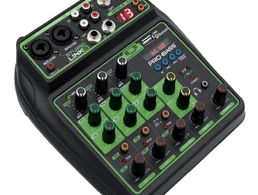 ÁUDIO E TECNOLOGIA de Mesa De Som Studio Link 6 Probass 110/220v