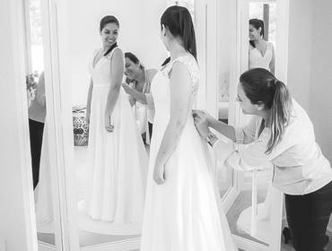 Ensaios de Última prova do vestido - Nathália Nicolay