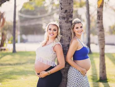 GESTANTE EXTERNAS de RAFA E DANI {IRMÃS GRÁVIDAS}