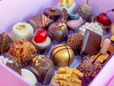 Gastronomia de Fotos para Cardápio de Dia dos Namorados - Casa Rosa Doceria