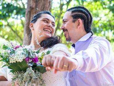 Casais de Casamento Intimista no Civil na pandemia - Carolina e Flávio
