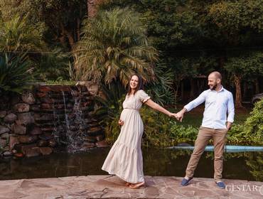 Gestante de Ensaio Gestante - A doce espera pelo Valentim 