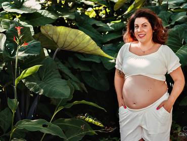 Gestante de Ensaio gestante externo - A espera pela Ana Gabriela