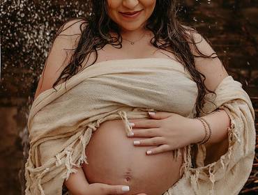 Gestante de Ensaio Gestante em Passo Fundo - À espera da Olívia