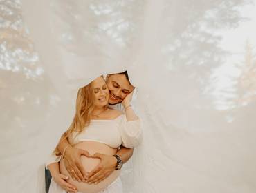 Gestante de Ensaio gestante - Taline e Mateus à espera do Matteo