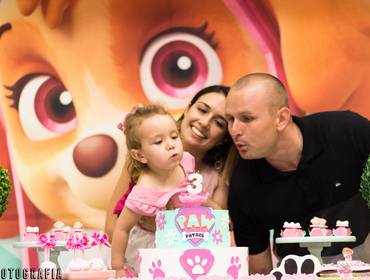 Aniversários Infantis de Três Aninhos Luiza