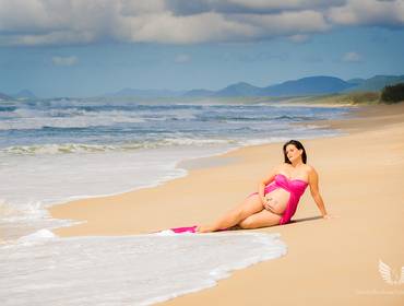 GESTANTE de Erica Santos e família, a espera da Linda Vitória