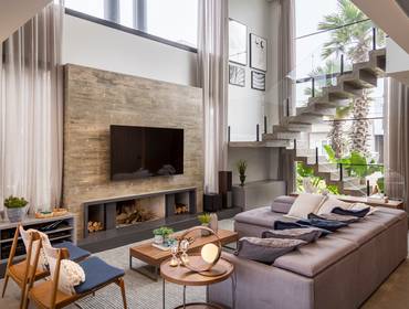 Arquitetura Residencial de Casa Malibu_Área Social