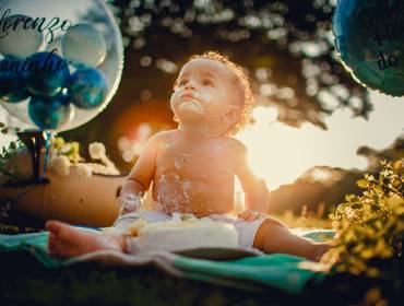 Smash the cake de Família do Lorenzo 