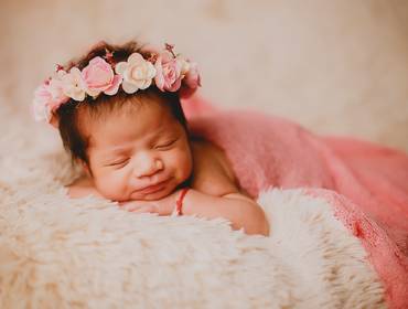 Newborn de Isadora, 19 dias