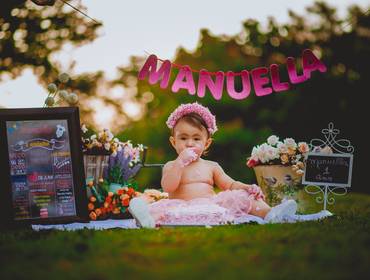 Smash the cake de Manuella , 1 ano