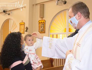 Família de Batizado Maria Valentina