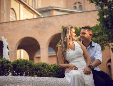 Ensaio De Casal de Ensaio Pré Weddding Abner E Laleska - Basílica de Nossa Senhora Aparecida