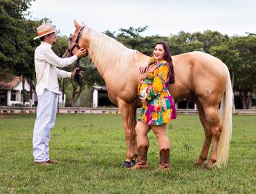 Gestante de Bárbara e Tristan