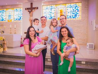 Batizado de MAITE E BRUNO PRIMOS