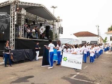 Centro Musical de Desfile aos 129 anos da cidade de Cássia