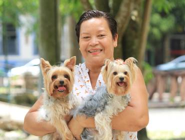 Ensaio Pet de Bruce & Princesa Léia