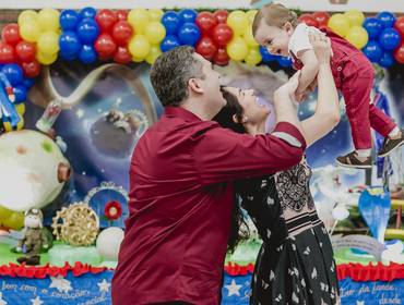 Festa Infantil de Liam fez 1 ano