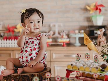 Festa Infantil de Thais fez 1 ano