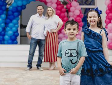 Festa Infantil de Luísa fez 6 e Rafael fez 4