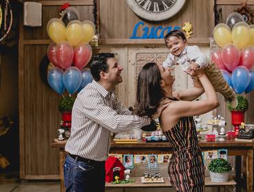 Festa Infantil de Lucas fez 1 aninho