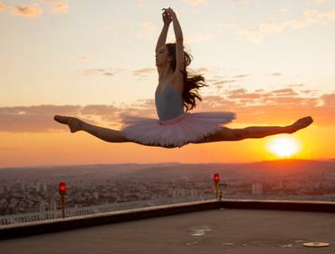 Ensaios Ballet Urbano de Yasmim Sabag no arranha ceu mais alto de Goiânia 