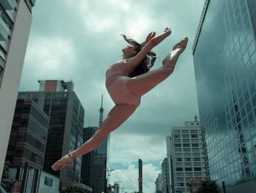 Ensaios Ballet Urbano de Ensaio Ballet urbano na Avenida Paulista com Luiza Toledo