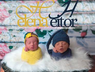 Newborn de Helena e Heitor 20 Dias