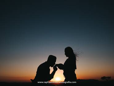 Pre-Wedding de Ensaio ao Nascer do Sol