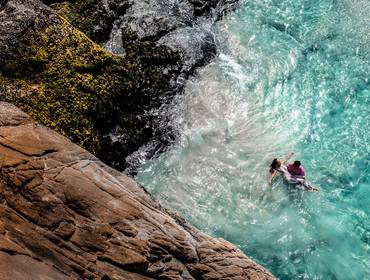 Casais de Bárbara e Lucas