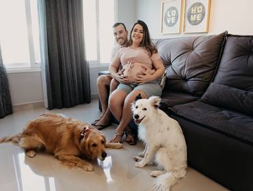 Gestantes de Clara e Rodrigo - A Espera de Laura