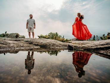 Casais de Luiza e Nychollas