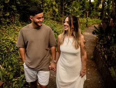 Pré Casamento de Giovana e Maykon - Pré casamento Eden Garden Maringá
