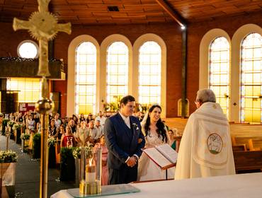 Casamento de Mileni e Emanoel - Casamento Catedral Umuarama-Pr