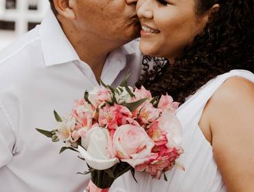 Ensaio externo de Tatianny e Marcos - Casamento Civil 