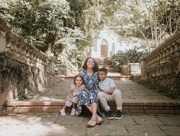 Família de Ensaio de Família: Dia das Mães da Carol