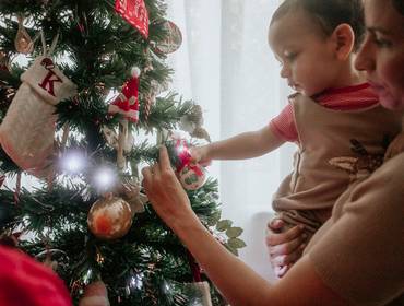 Família de Nosso Natal com o Gael