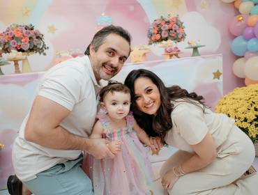 Festa Infantil de Festa: Stella fez 1!