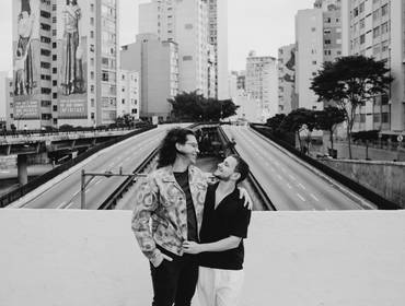 ENSAIOS de Pré Wedding Felipe e Gabriel - Centro São Paulo