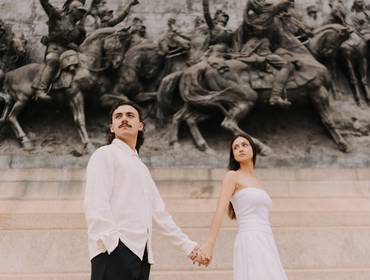 ENSAIOS de Pré Wedding Julia e Eduardo -  Museu do Ipiranga