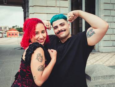 Casamento Civil de Noiva de Vermelho e Preto?! Siiim, tivemos!  ☪ Casamento Civil e Ensaio Pós Casamento Rebecca & Stefanno